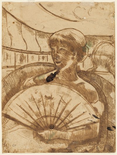 Az Opera Boxban [verso] alkotó: Mary Cassatt