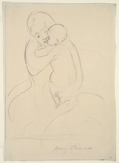 Anyai simogatás, 1921 alkotó: Mary Cassatt