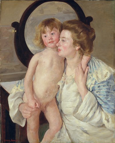 Anya és fiú, 1899 körül alkotó: Mary Cassatt