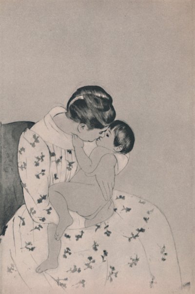 Anya és gyermeke, 1890-es évek, 1946 alkotó: Mary Cassatt