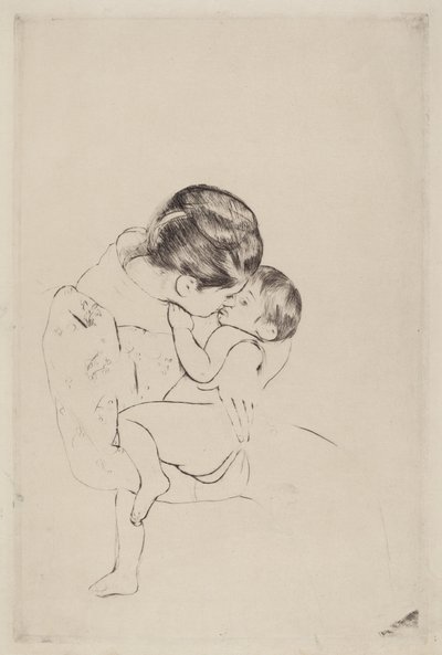 Anya csókja alkotó: Mary Cassatt