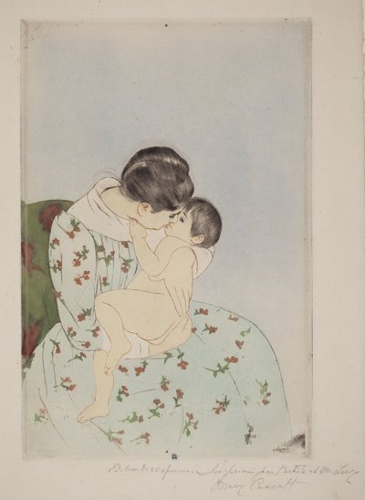 Anyai csók alkotó: Mary Cassatt