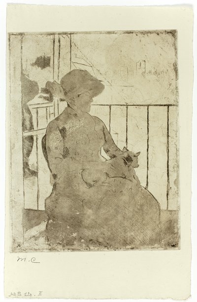 Az erkélyen alkotó: Mary Cassatt
