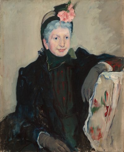 Idős hölgy portréja, c. 1887. alkotó: Mary Cassatt