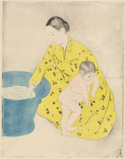 A fürdő, 1890-1891. alkotó: Mary Cassatt