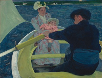 A hajós társaság alkotó: Mary Cassatt