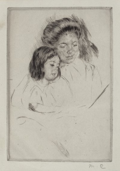 A Képeskönyv 1. sz., c. 1901. alkotó: Mary Cassatt