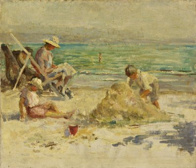 A tengerparton (olaj, vászon) alkotó: Mary Constance Oliver