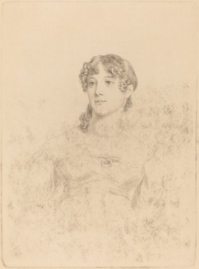 Lady Maria Hooker, amikor Miss Turner tizenhét évesen alkotó: Mary Dawson Turner, after Thomas Phillips