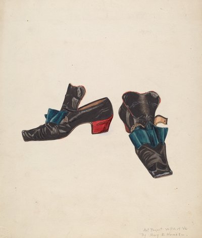 Férfi papucs alkotó: Mary E. Humes