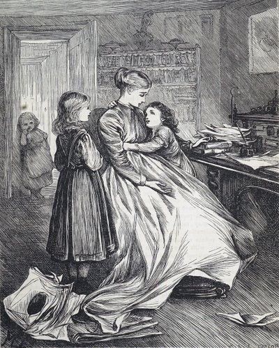 Özvegy a gyerekeivel alkotó: Mary Ellen Edwards