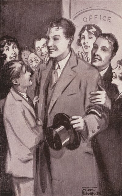 H G Wells illusztrációja a Kippshez (litográfia) alkotó: Mary Ellen Edwards