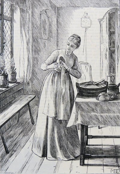 Háziasszony illusztrációja alkotó: Mary Ellen Edwards