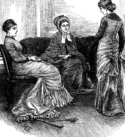 Három nő ül beszélgetni alkotó: Mary Ellen Edwards