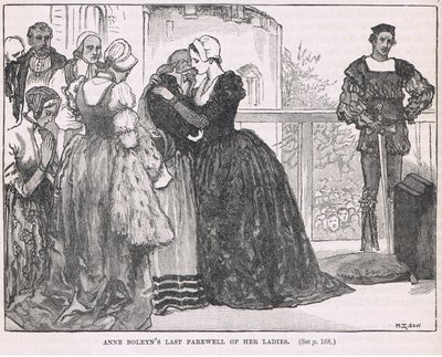 Anne Boleyn utolsó búcsúja hölgyeitől alkotó: Mary L. Gow