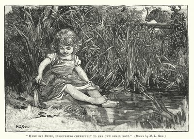 Silas Marner – Itt ült Eppie, és vidáman beszélgetett saját kis csizmájával alkotó: Mary L. Gow
