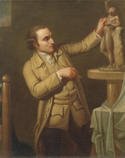 Joseph Nollekens (1737-1823) 1770-71 körül (olaj, vászon) alkotó: Mary Moser
