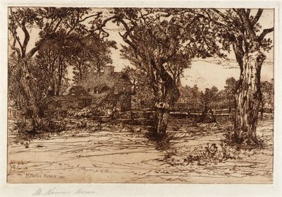 A szomszédom otthona--Easthampton alkotó: Mary Nimmo Moran