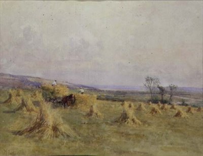 Szüretelés a tenger mellett, Norfolk alkotó: Mary S. Hagarty