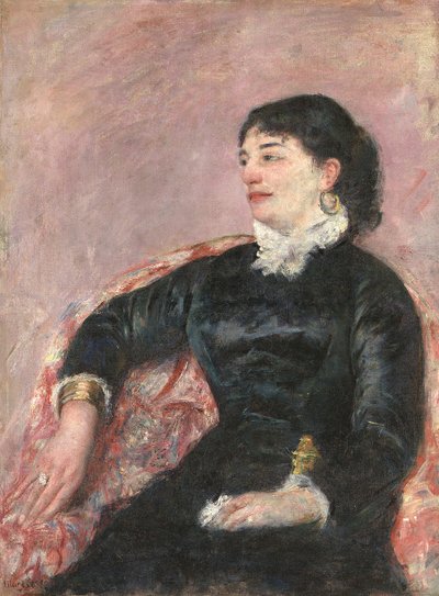 Egy olasz hölgy portréja alkotó: Mary Cassatt