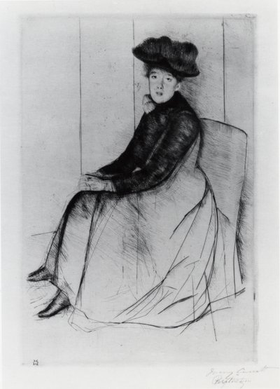 Visszaverődés alkotó: Mary Stevenson Cassatt
