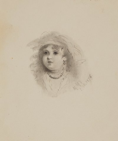 Cím nélkül (Gyermekfej) alkotó: Mary Vaux Walcott