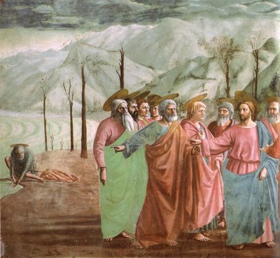 Érme a hal szájában alkotó: Masaccio