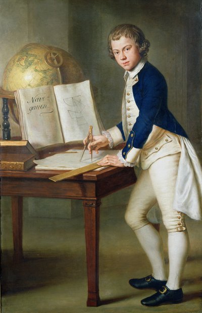 Egy midshipman portréja alkotó: Mason Chamberlain