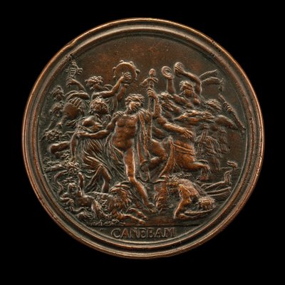 Bachnal [fordítva], 1684. alkotó: Massimiliano Soldani