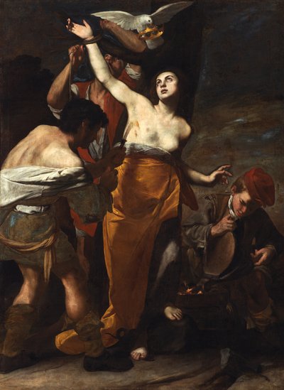 Szent Agatha vértanúsága, 1619 körül. alkotó: Massimo Stanzione