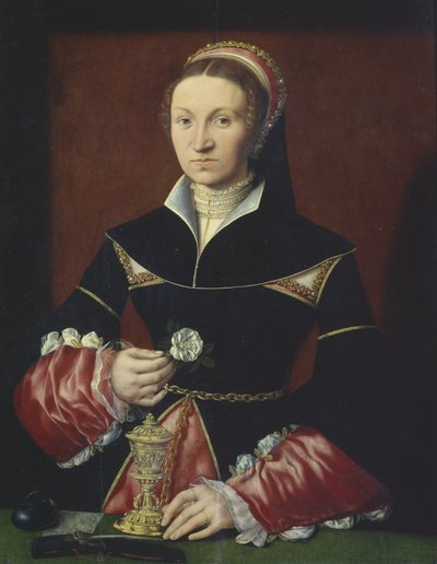Hölgyportré, 1536 alkotó: Master A.W.