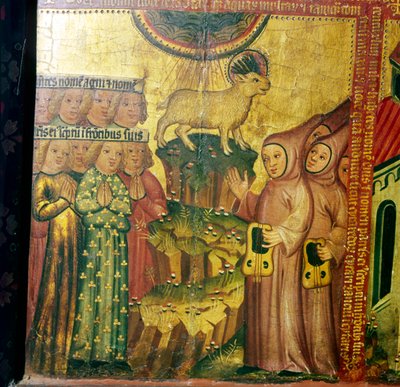 A Sion-hegy báránya, 14-15. század. alkotó: Master Bertram of Hamburg