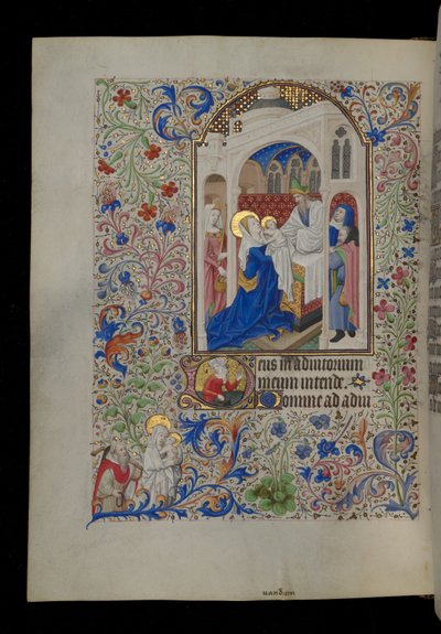 Bemutatás a templomban alkotó: Master Dunois