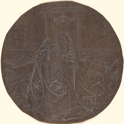 Madonna és a gyermek a kertben alkotó: Master E.S.