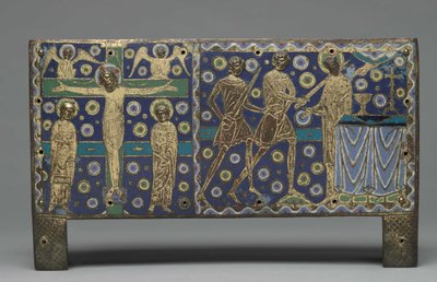 Emléktábla Becket Szent Tamás ereklyéinek kasszából, 1220-1225 alkotó: Master G. Alpais