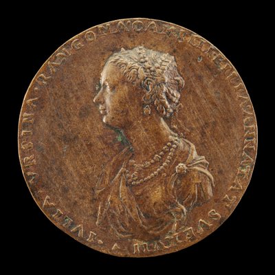 Giulia Orsini, 1537-1598, Baldassarre Rangoni felesége c. 1554 [előlap], 1554. alkotó: Master IAC. URB.