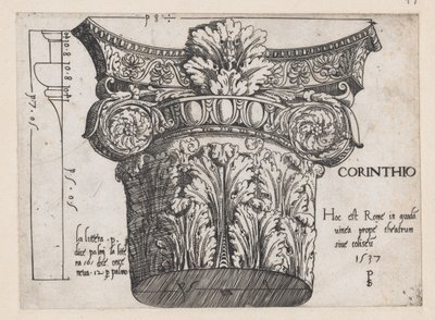 A római pompás tükre: Korinthoszi főváros, 1537., 1537 alkotó: Master PS