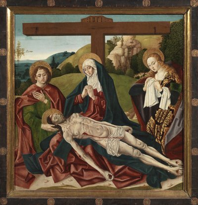 Lamentation (recto), 1500-20 körül (olaj, panel) alkotó: Master Seilern