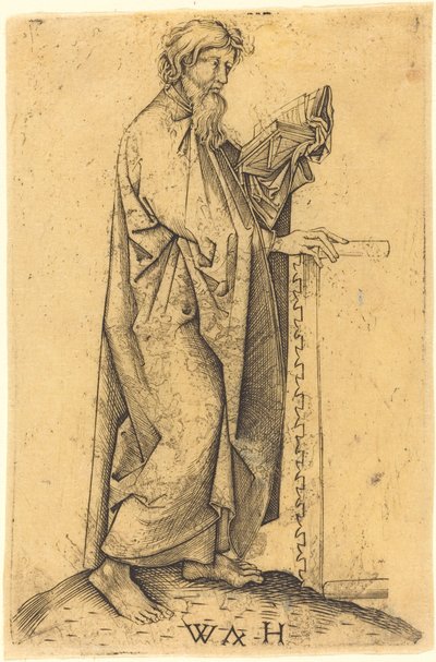 Simon apostol alkotó: Master WH after Martin Schongauer