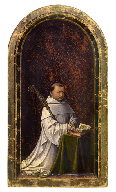 Robrecht de Clercq, Ter Duinen apát diptichonja, 1499 körül (olaj, tábla) alkotó: Master of 1499