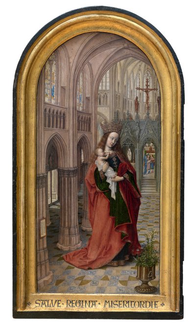 Madonna a templomban, 1499 körül (olaj, tábla) alkotó: Master of 1499