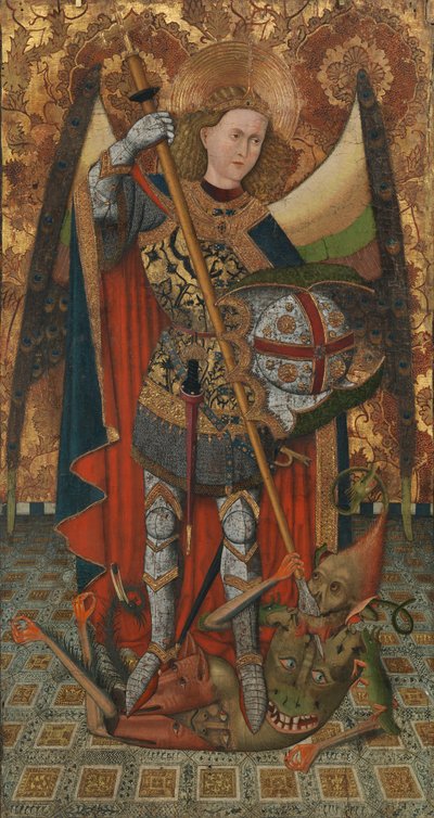 Szent Mihály, 1450-1500. alkotó: Master of Belmonte