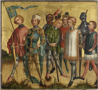 Kölni Szent Gereon katonákkal, 1460 körül alkotó: Master of Cologne