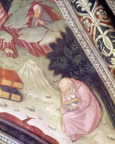 Olaszország, Piemont régió, Alessandria tartomány, freskó a Santa Maria Assunta-bazilika kápolnájában alkotó: Master of Crea