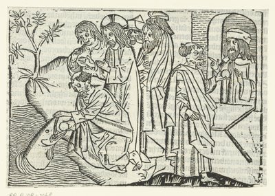 Péter és a templomi adó alkotó: Master of Delft (attributed to)