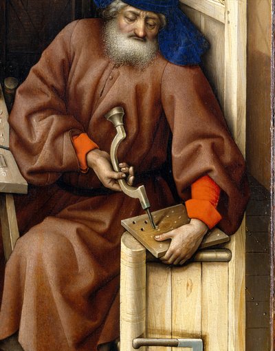 Angyali üdvözlet triptichon (Merode oltárkép), 1427-1432 körül (olaj, tölgy) alkotó: Master of Flémalle