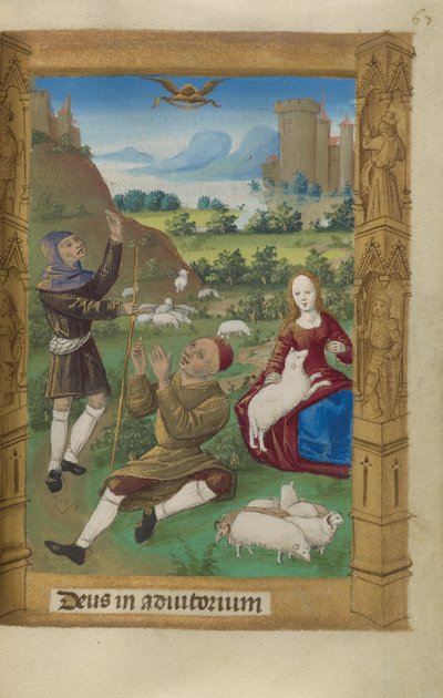 A pásztoroknak szóló bejelentés alkotó: Master of Guillaume Lambert