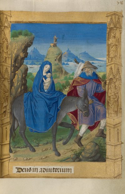 Az egyiptomi menekülés alkotó: Master of Guillaume Lambert