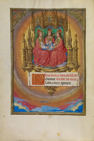 A Szentháromság trónolva alkotó: Master of James IV of Scotland
