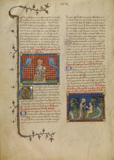 Pihenőnap: Isten és Ádám a kertben alkotó: Master of Jean de Mandeville